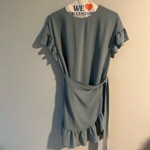 Wilfred Aritzia Ninette Wrap Dress Light Blue NWT - New Women | Color: Blue | XS